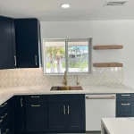 kitchen remodel with dark cabinets